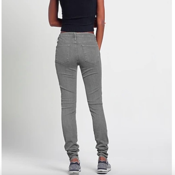 Helmut Lang Skinny Grey Denim Jeans - Size 32. - Picture 3 of 15